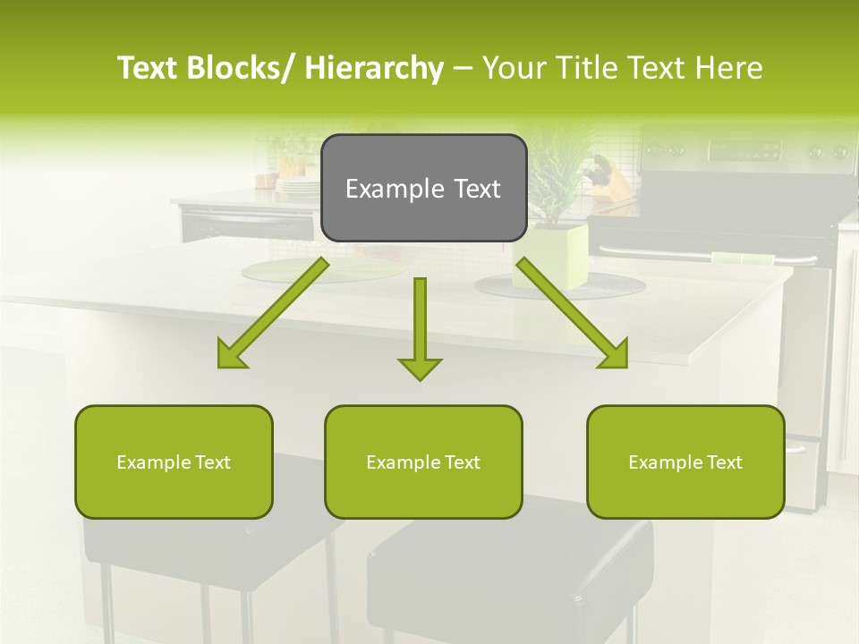 Residential Decoration Island PowerPoint Template