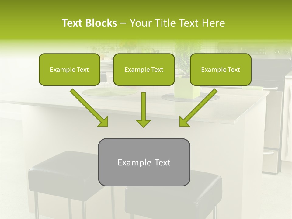 Residential Decoration Island PowerPoint Template