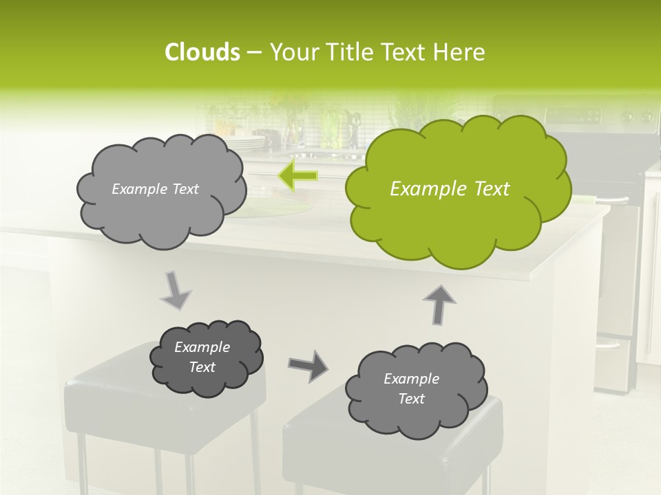 Residential Decoration Island PowerPoint Template