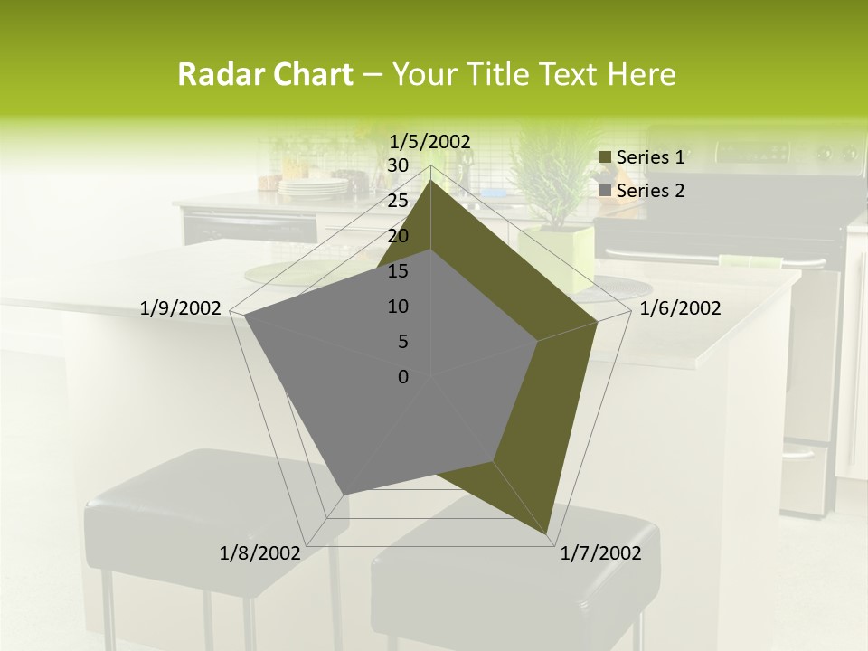 Residential Decoration Island PowerPoint Template
