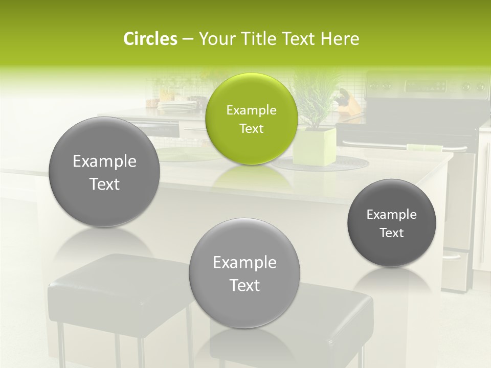 Residential Decoration Island PowerPoint Template