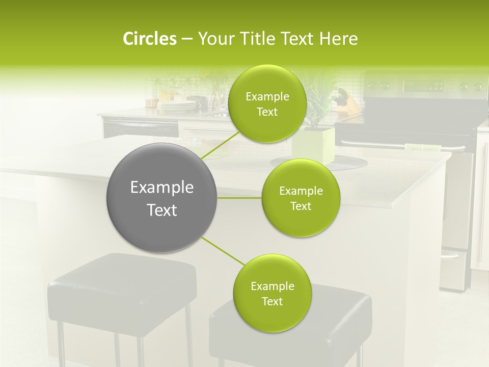 Residential Decoration Island PowerPoint Template