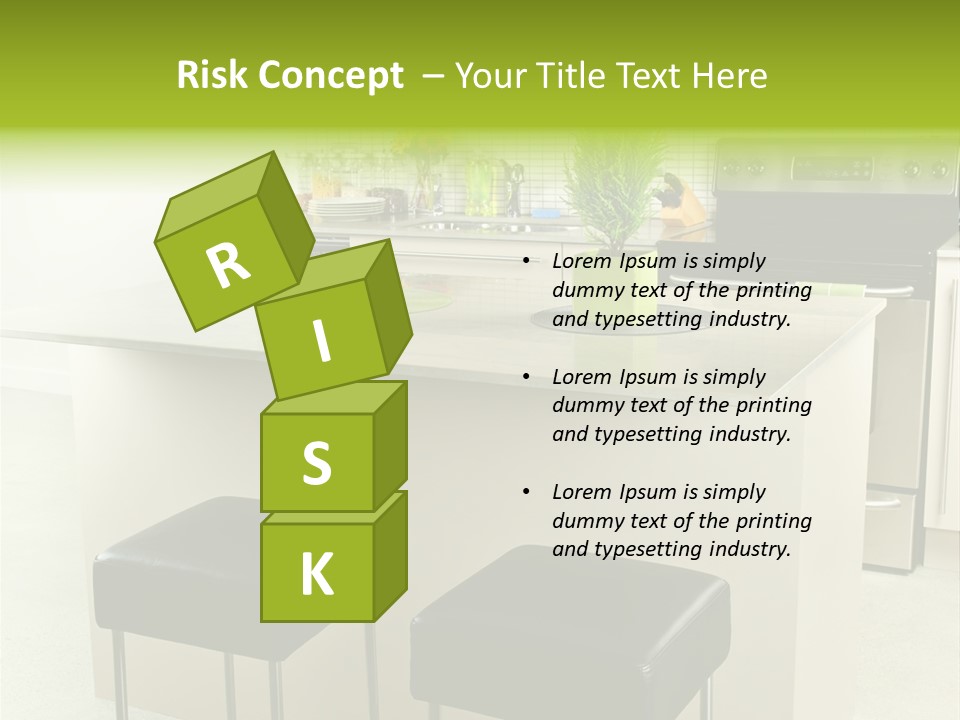 Residential Decoration Island PowerPoint Template