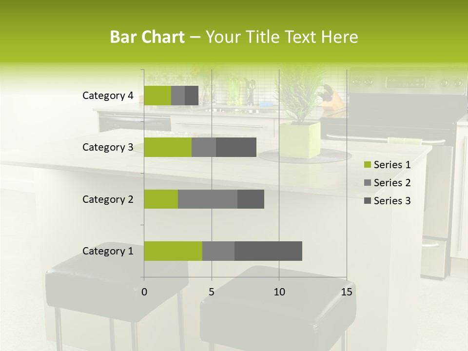 Residential Decoration Island PowerPoint Template