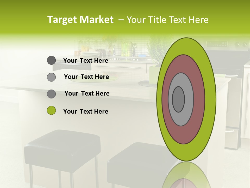 Residential Decoration Island PowerPoint Template