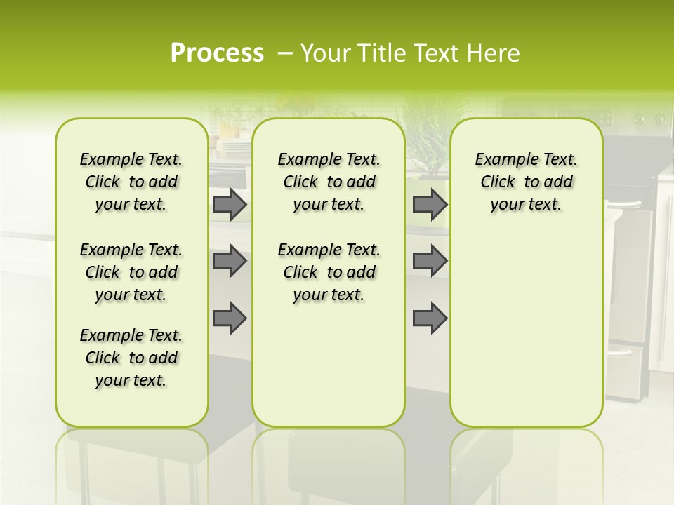 Residential Decoration Island PowerPoint Template