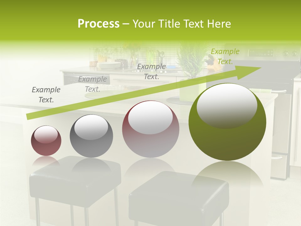 Residential Decoration Island PowerPoint Template