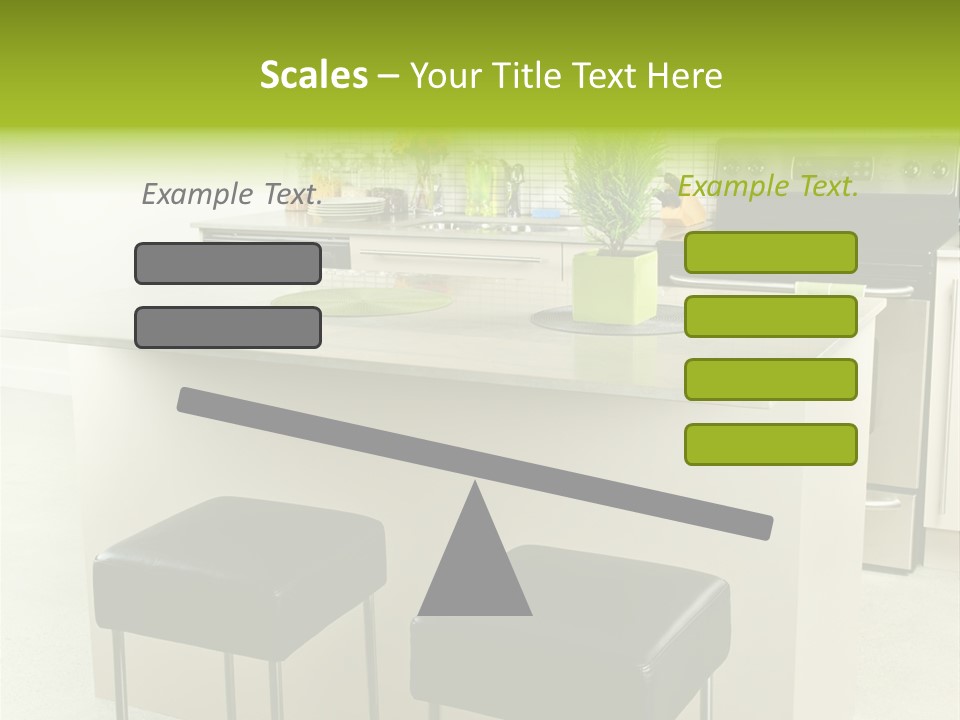 Residential Decoration Island PowerPoint Template