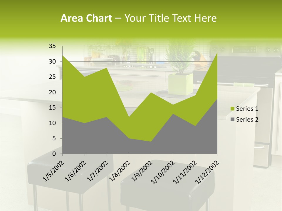 Residential Decoration Island PowerPoint Template