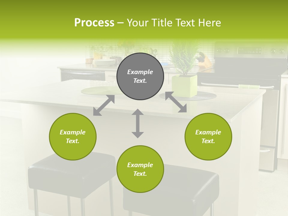 Residential Decoration Island PowerPoint Template