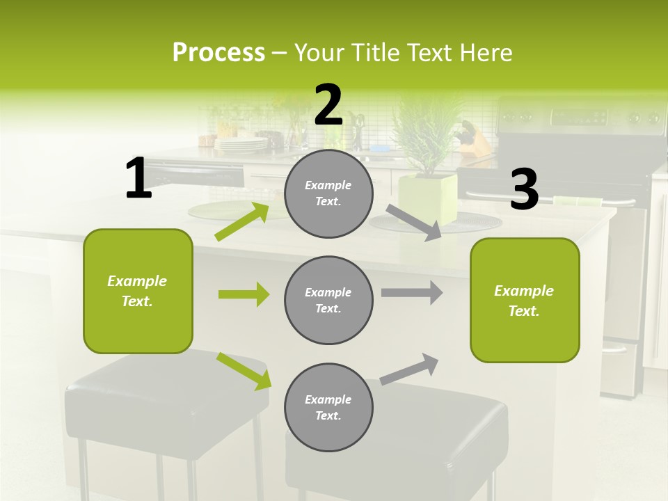 Residential Decoration Island PowerPoint Template