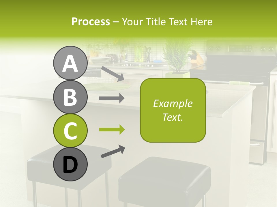 Residential Decoration Island PowerPoint Template