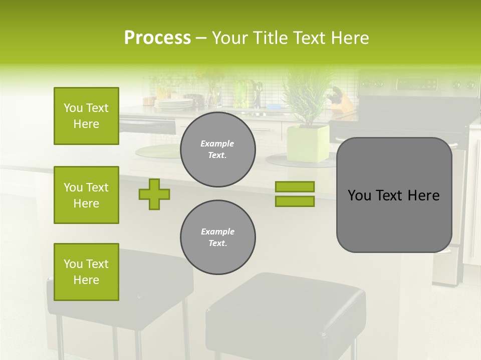 Residential Decoration Island PowerPoint Template