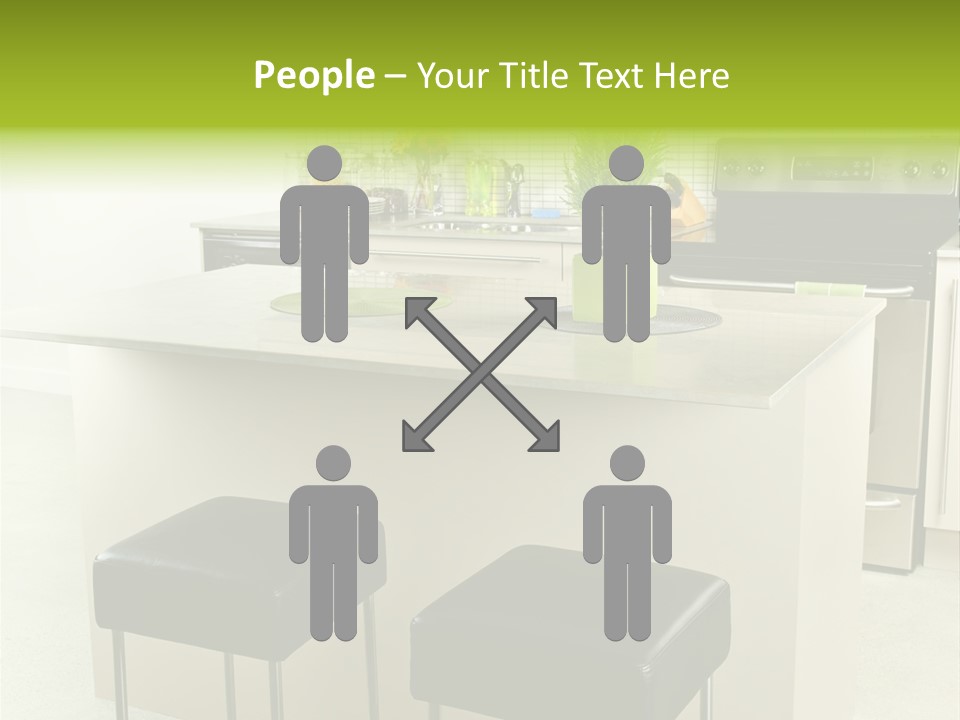 Residential Decoration Island PowerPoint Template