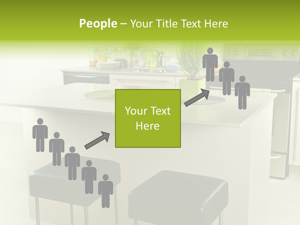 Residential Decoration Island PowerPoint Template