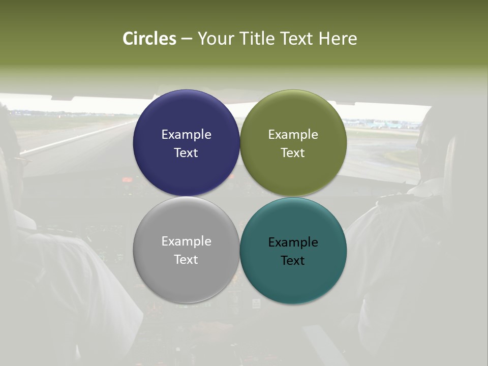 Airlines First Final Approach PowerPoint Template