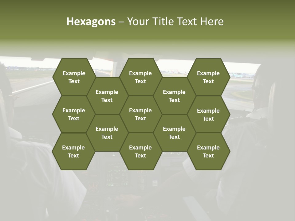 Airlines First Final Approach PowerPoint Template