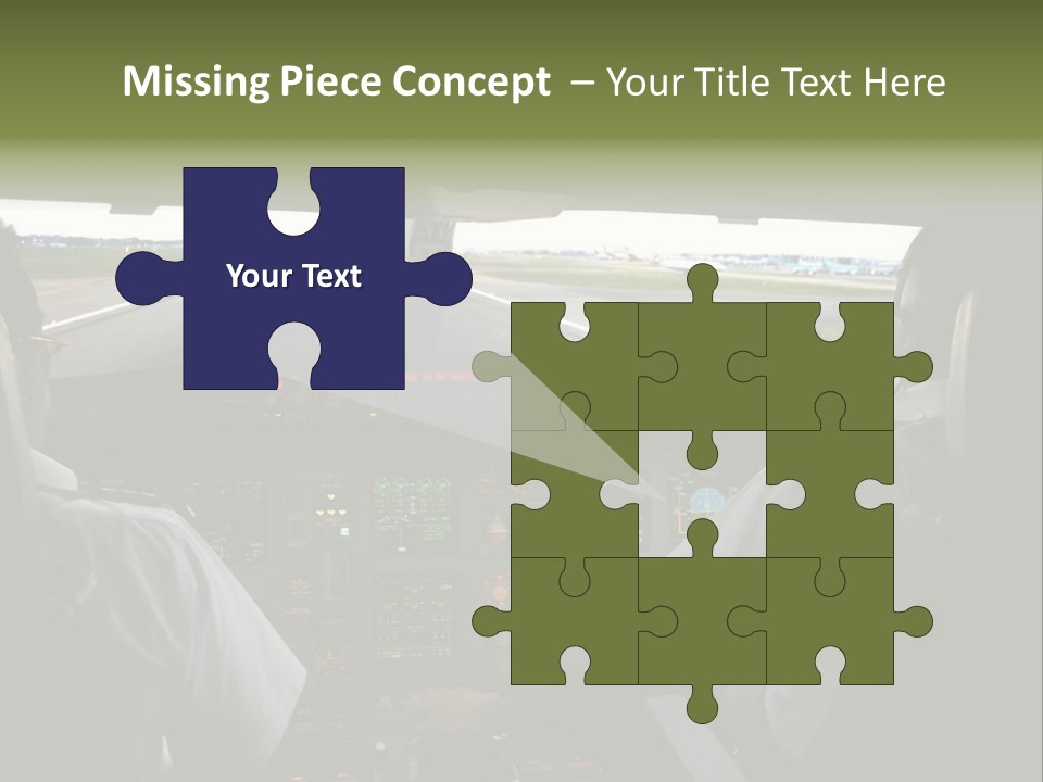Airlines First Final Approach PowerPoint Template