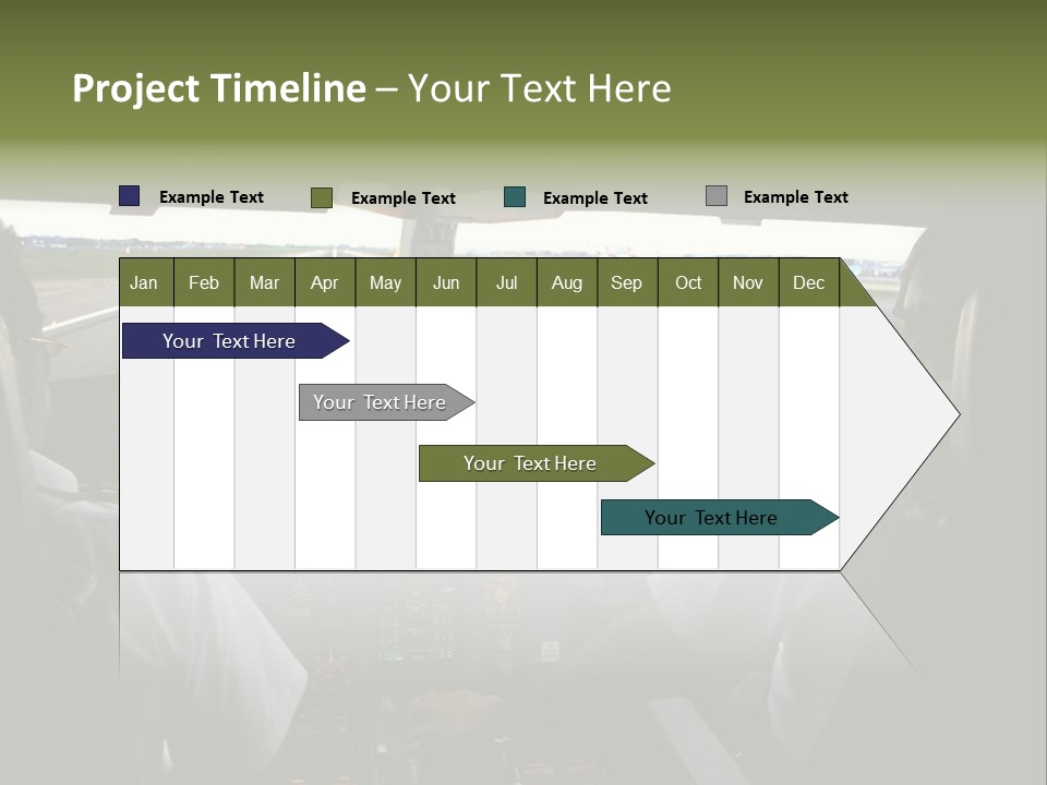 Airlines First Final Approach PowerPoint Template