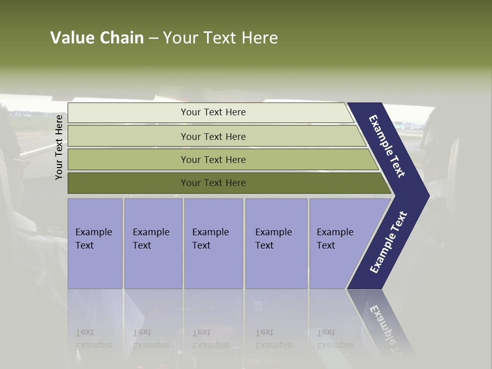 Airlines First Final Approach PowerPoint Template