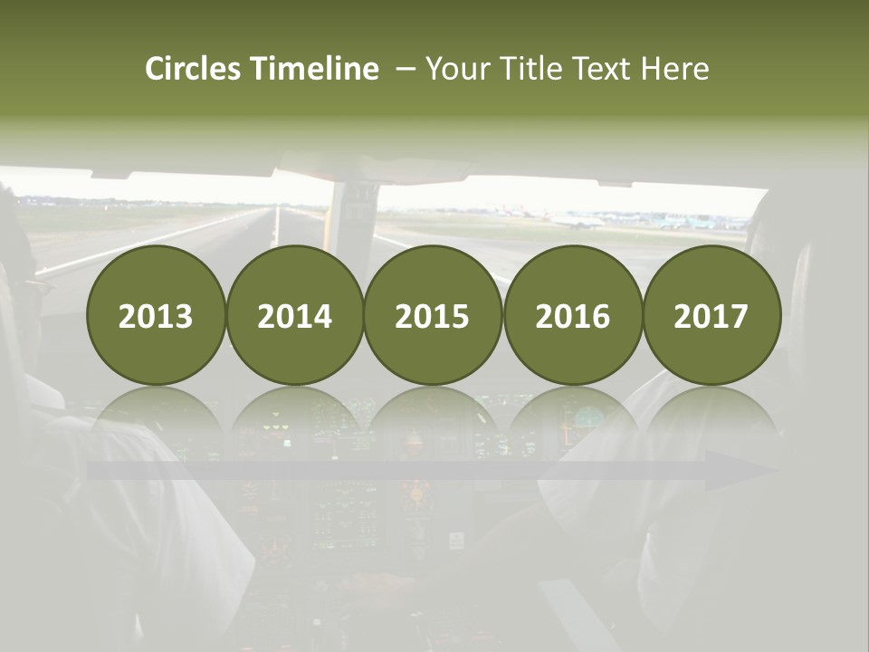 Airlines First Final Approach PowerPoint Template