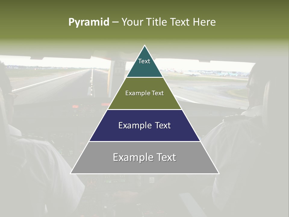 Airlines First Final Approach PowerPoint Template