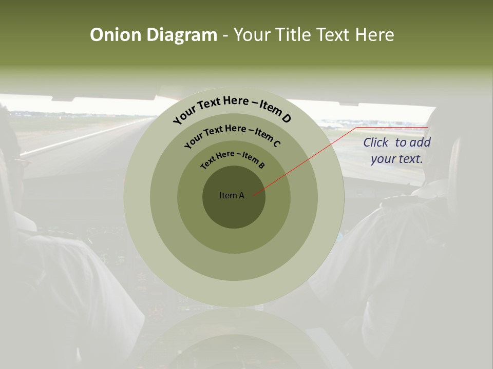 Airlines First Final Approach PowerPoint Template