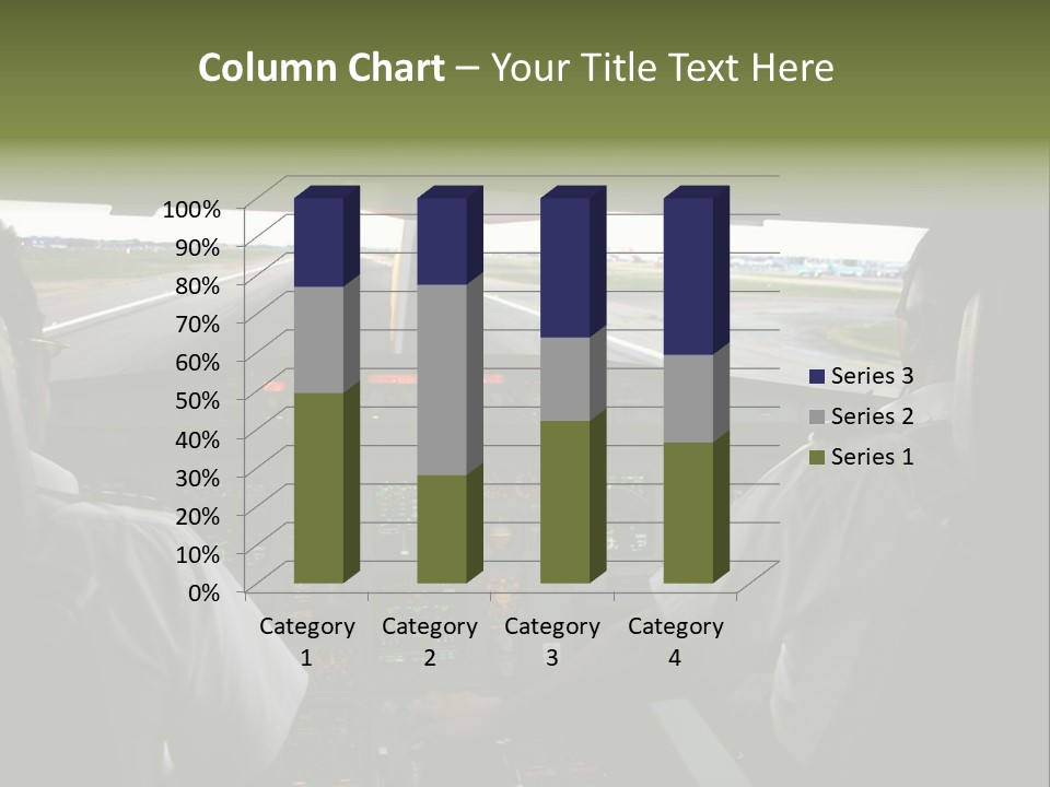 Airlines First Final Approach PowerPoint Template