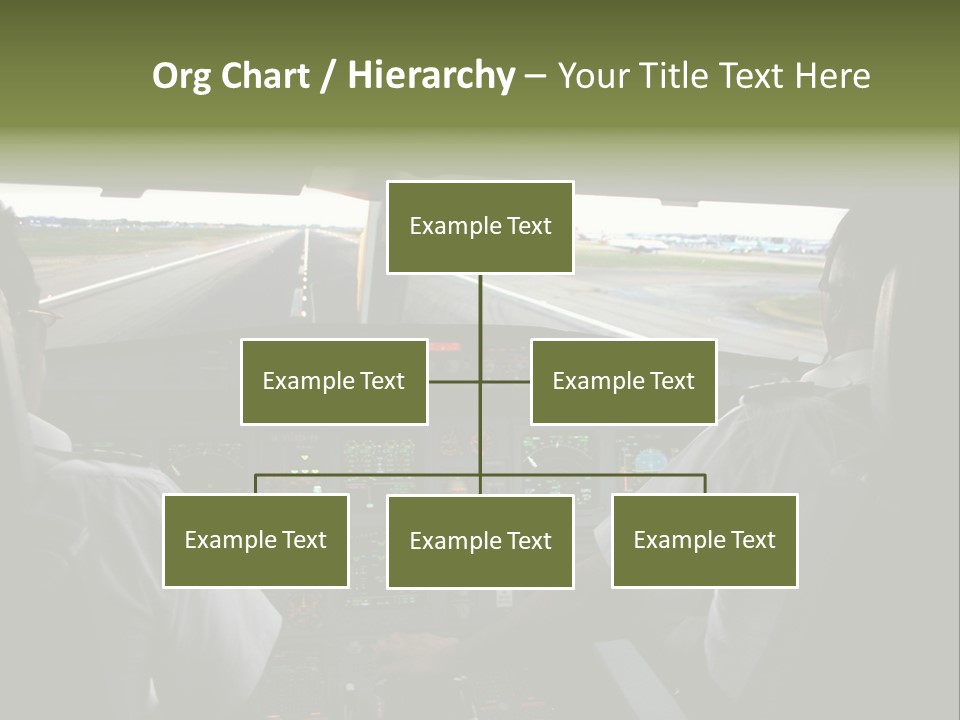 Airlines First Final Approach PowerPoint Template
