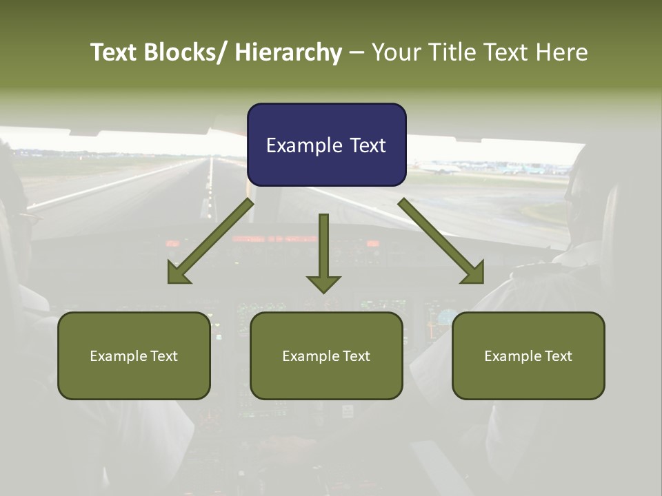 Airlines First Final Approach PowerPoint Template