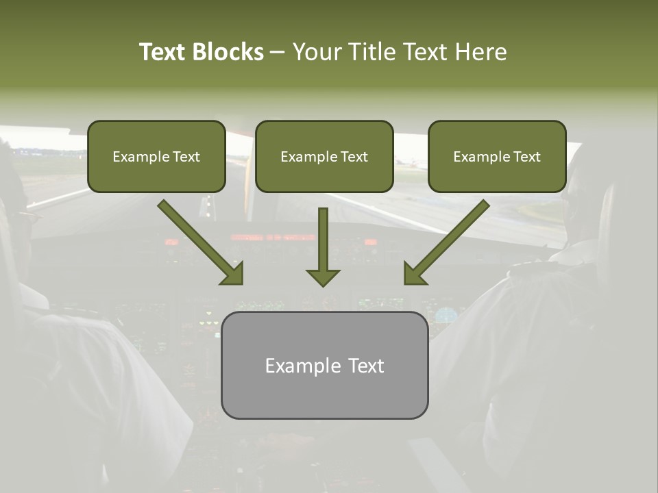 Airlines First Final Approach PowerPoint Template
