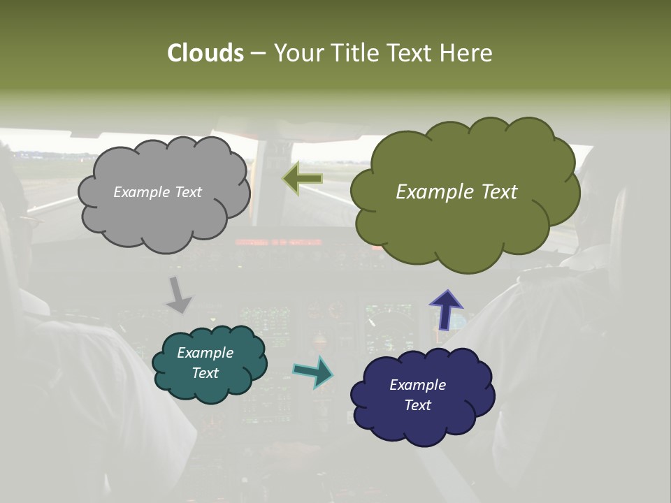 Airlines First Final Approach PowerPoint Template