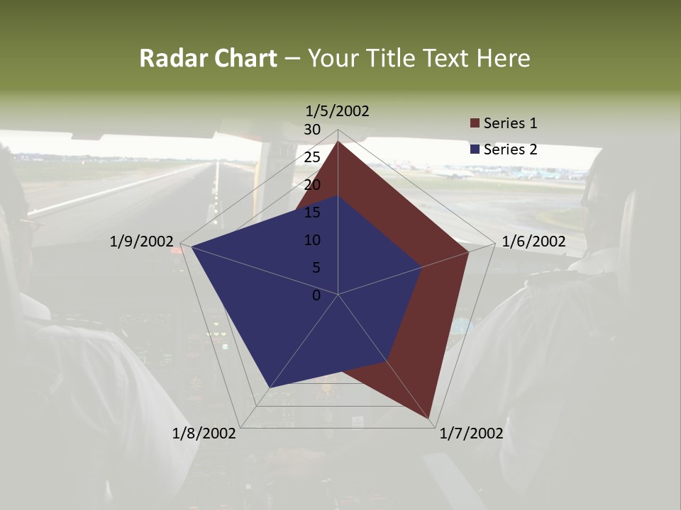 Airlines First Final Approach PowerPoint Template