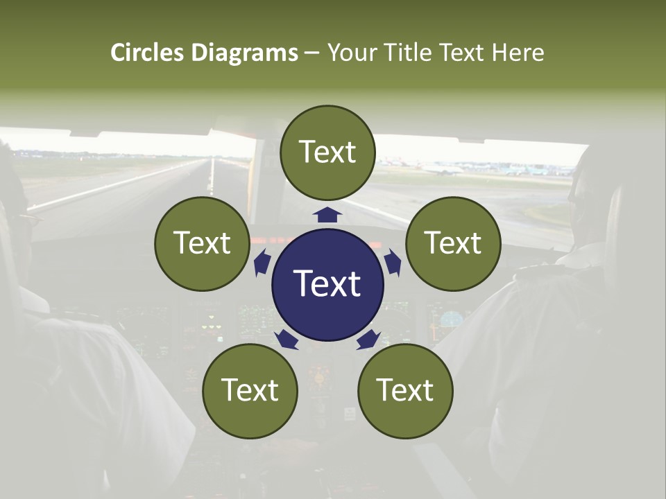 Airlines First Final Approach PowerPoint Template