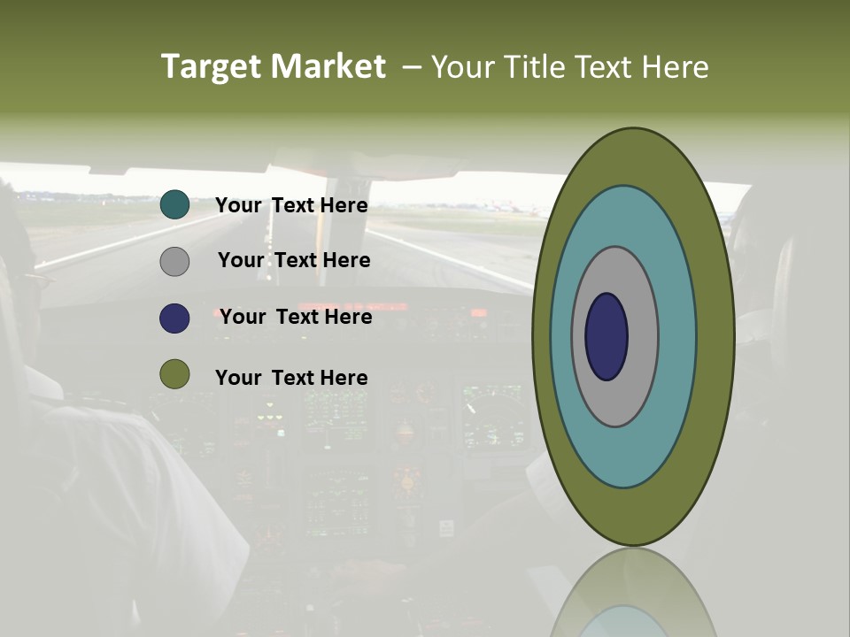 Airlines First Final Approach PowerPoint Template