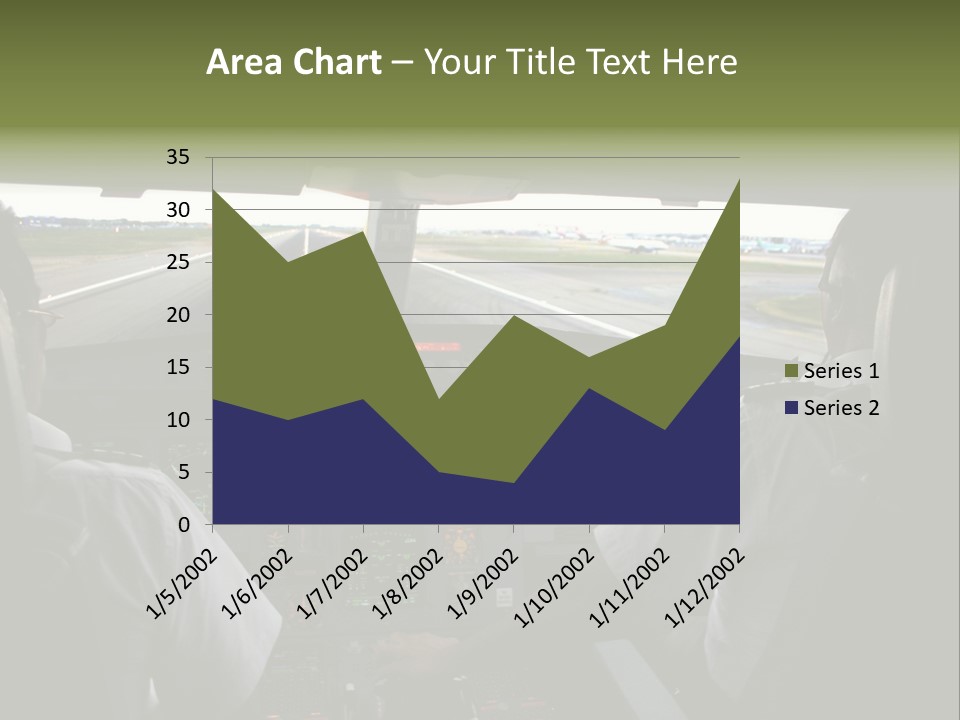 Airlines First Final Approach PowerPoint Template