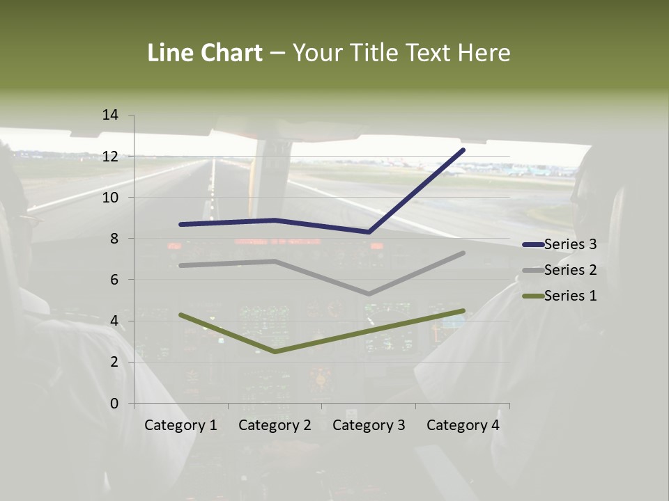 Airlines First Final Approach PowerPoint Template