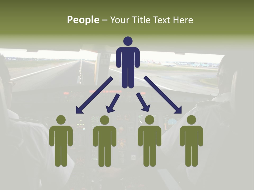 Airlines First Final Approach PowerPoint Template