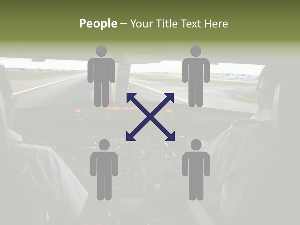 Airlines First Final Approach PowerPoint Template