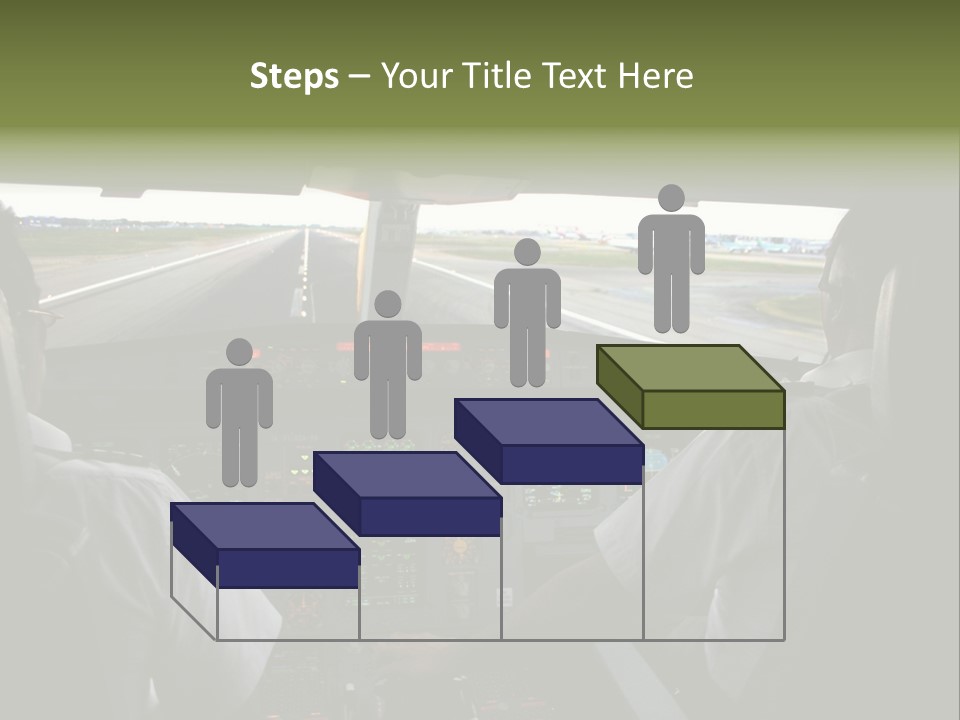 Airlines First Final Approach PowerPoint Template