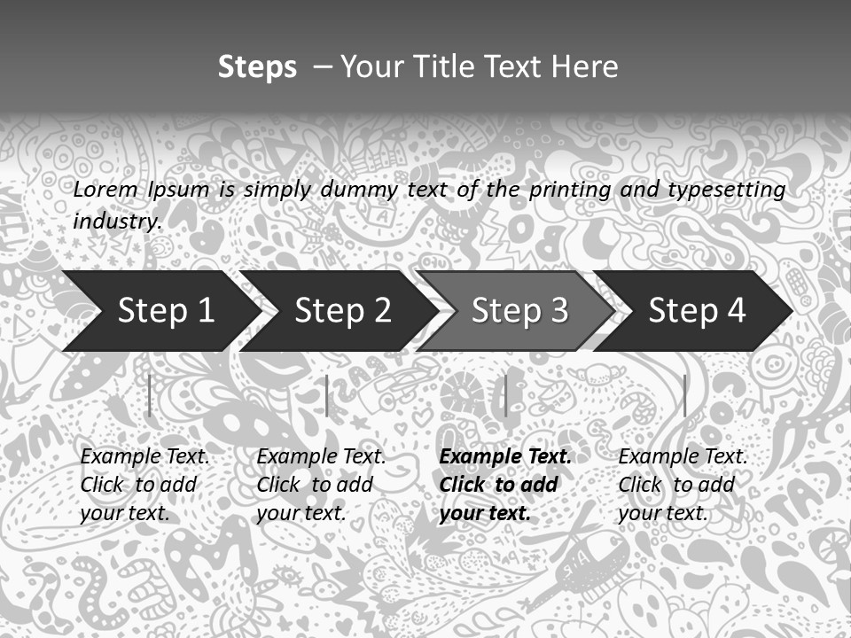 A Black And White Abstract Background With Lots Of Bubbles PowerPoint Template