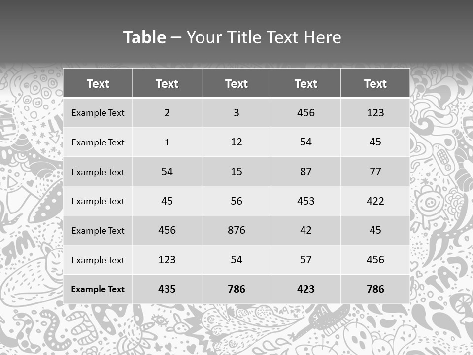 A Black And White Abstract Background With Lots Of Bubbles PowerPoint Template