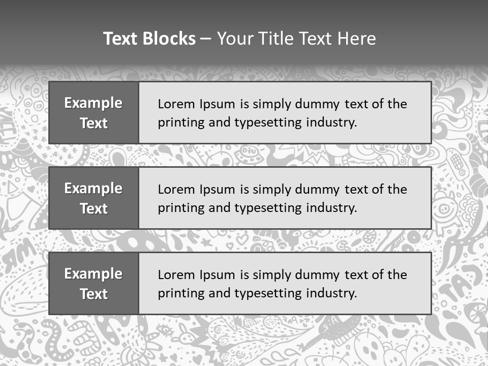 A Black And White Abstract Background With Lots Of Bubbles PowerPoint Template