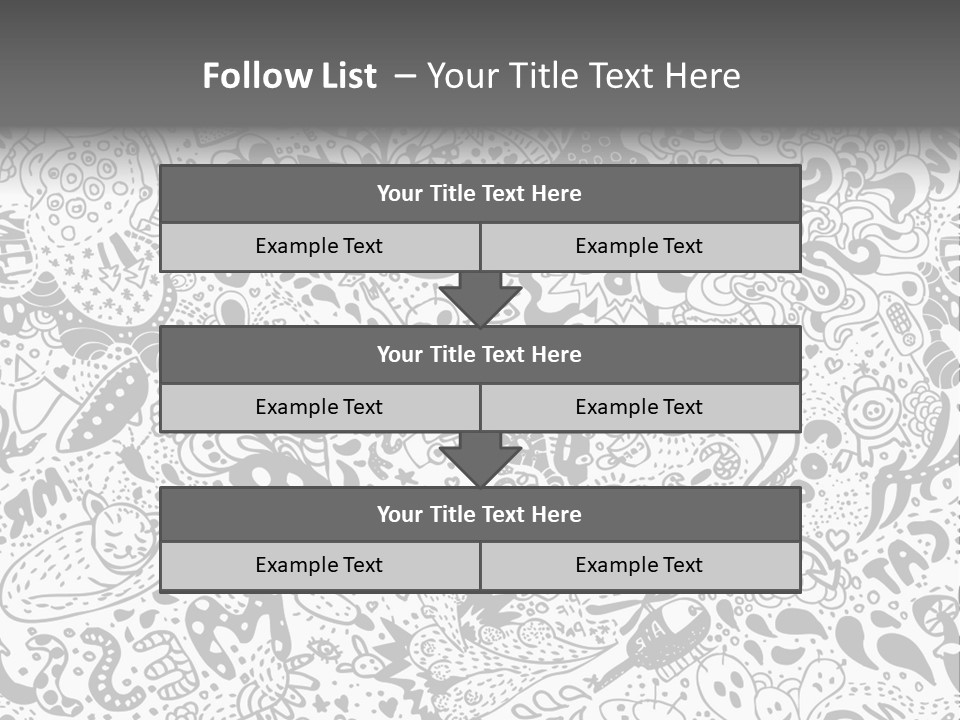 A Black And White Abstract Background With Lots Of Bubbles PowerPoint Template