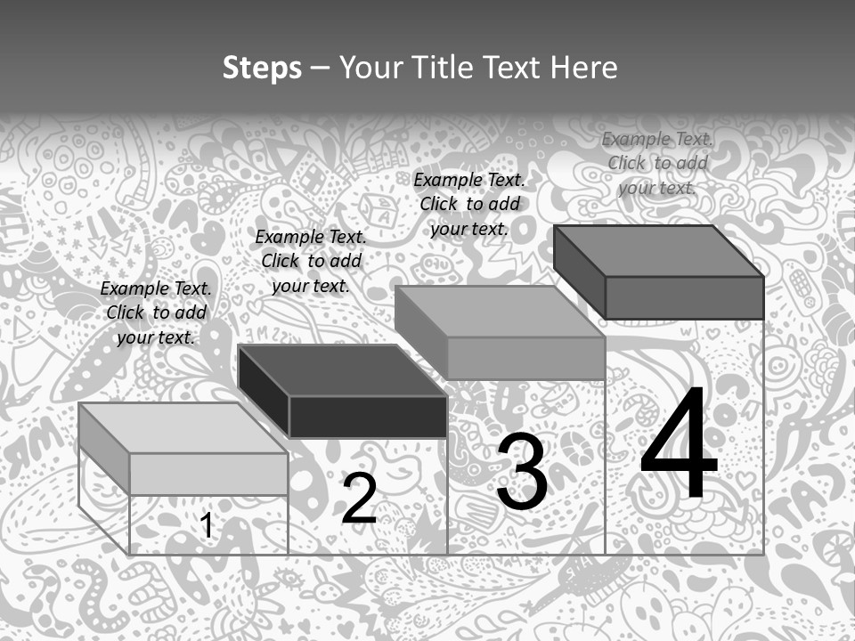 A Black And White Abstract Background With Lots Of Bubbles PowerPoint Template