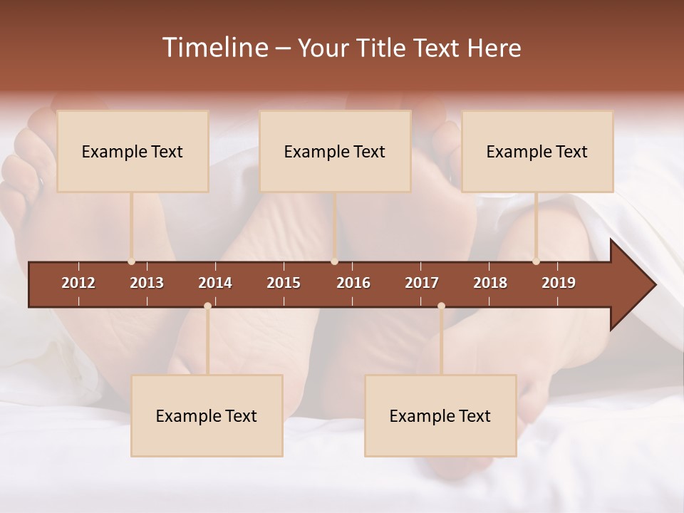 A Person Laying In Bed With Their Feet Up PowerPoint Template