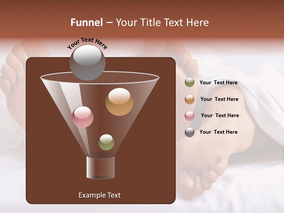 A Person Laying In Bed With Their Feet Up PowerPoint Template