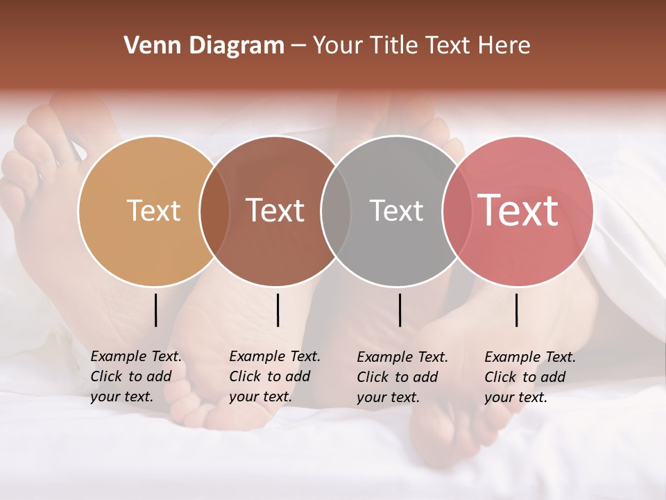 A Person Laying In Bed With Their Feet Up PowerPoint Template