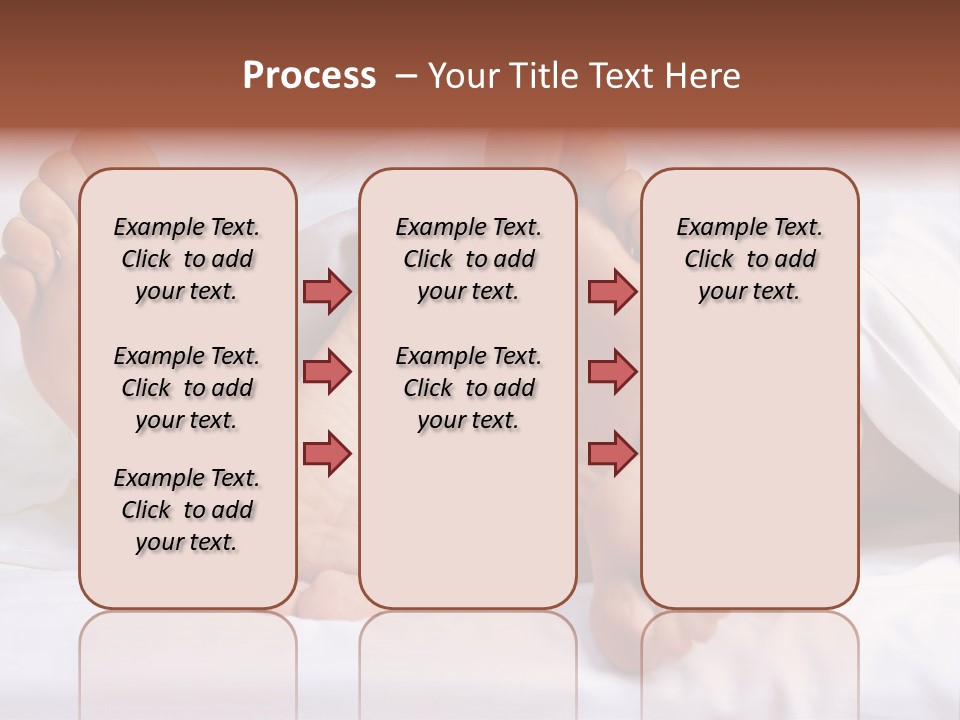 A Person Laying In Bed With Their Feet Up PowerPoint Template
