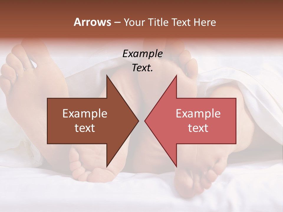 A Person Laying In Bed With Their Feet Up PowerPoint Template